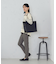 【美しいベーシックパンツ】裏起毛　ハイテンションパンツ