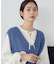【ウォッシャブル】シャギー　ニットベスト
