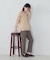 【美しいベーシックパンツ】裏起毛 カルゼ テーパードパンツ