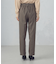 【美しいベーシックパンツ】裏起毛 カルゼ テーパードパンツ