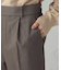 【美しいベーシックパンツ】裏起毛 カルゼ テーパードパンツ
