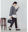 【美しいベーシックパンツ】裏起毛 カルゼ テーパードパンツ