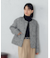 ファンシーツイード　ノーカラージャケット