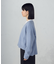 地柄　ジップカーディガン