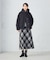 チェック柄　ニットスカート / セットアップ対応