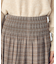 グレンチェック　シャーリングパンツ