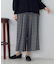 グレンチェック　シャーリングパンツ