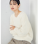 【ウォッシャブル】シャギー Ｖネックニット