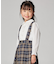 丸襟ピンタック長袖 ブラウス(140-160cm)
