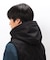 シームレス  ダウン フードベスト
