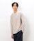 膨れジャカード 長袖 Ｔシャツ