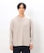 膨れジャカード 長袖 Ｔシャツ