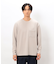 膨れジャカード 長袖 Ｔシャツ