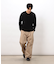 膨れジャカード 長袖 Ｔシャツ