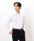 形態安定 市松柄ドビー ドレスシャツ