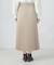 合成皮革プリーツスカート