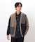 チェック柄ジャガードカーディガン