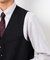 【セットアップ対応】ポリエステル ウール ギャバ ベスト
