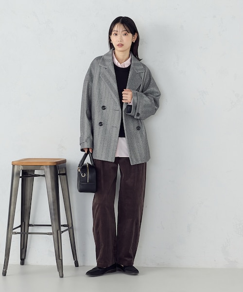 オーバーサイズ Pコート｜コムサイズムの通販｜&mall（アンドモール