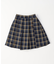チェック キュロットスカート(140-160cm)