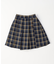 チェック キュロットスカート(110-130cm)