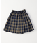 チェック キュロットスカート(110-130cm)