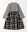 チェック ドッキング ワンピース