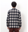 ウールライク シャギーチェック シャツブルゾン
