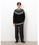 フェアアイル柄 シャギーニット