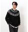 フェアアイル柄 シャギーニット