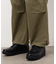 ポリエステルツイル ワイドシルエット カーゴパンツ