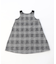グレンチェックプリント 裏起毛 ジャンパースカート