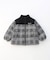 グレンチェックプリント 中綿ブルゾン