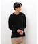 膨れジャカード 長袖Tシャツ