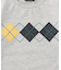 アーガイル長袖Tシャツ