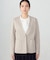 鹿の子シングル ブレストカラーレスジャケット