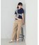【美しいベーシックパンツ】裏メッシュ チノパンツ