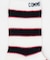 ボーダークルーソックス