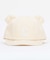 フエルトワッペン付き クマ耳キャップ