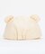 フエルトワッペン付き クマ耳キャップ