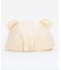 フエルトワッペン付き クマ耳キャップ