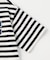 デニムワッペン付き ボーダー半袖Tシャツ