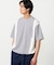 ライトウエイトポリエステル ブロッキング 布帛Tシャツ