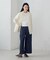 デニムライク ワイドパンツ/セットアップ対応
