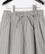シャンブレー ワイドストライプパンツ