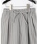 シャンブレー ワイドストライプパンツ