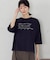 6部袖 ロゴTシャツ
