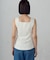 2WAYスクエア ネックタンクトップ