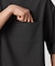 【吸水速乾】リネンライクポリエステル 布帛Tシャツ