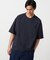 【吸水速乾】リネンライクポリエステル 布帛Tシャツ
